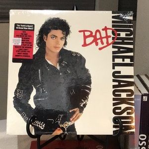Michael Jackson. ( BAD). 1987  Vintage Epic Record OE 40600 New and Sealed